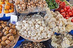 Mushrooms Market Stall