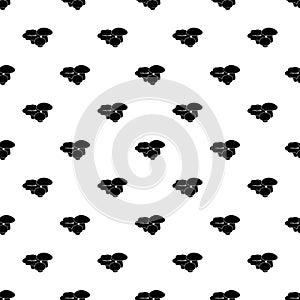 Mushrooms pattern vector seamless