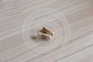 mushrooms pills on home table