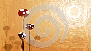 Mushrooms In Sunshine Loop