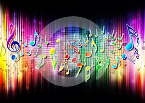 Music abstract background