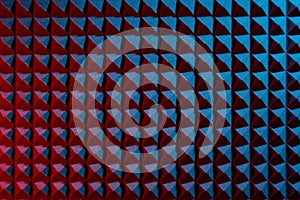 Music background. Acoustic foam panel