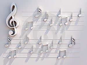 Music background design.Musical writing