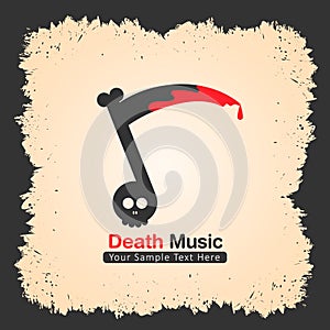 Music band logo design suitable for rock, metal etc photo