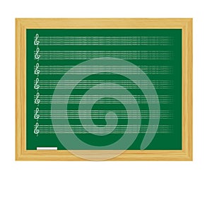 Music blackboard
