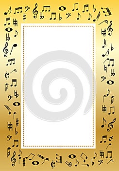 Music border