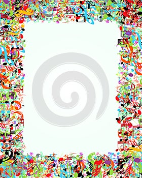 Music border