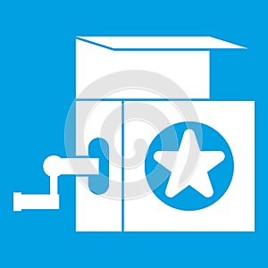 Music box icon white