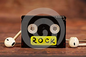 Music Cassette Tape. Rock
