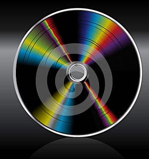 Music cd dvd. Rainbow.