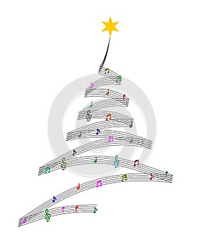 Music Christmas Tree