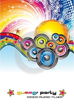 Music Colorful Background for Flyers