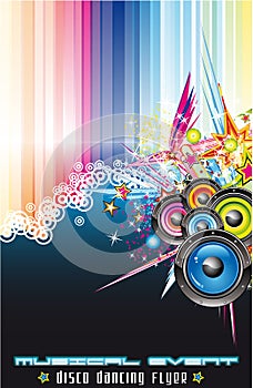 Music Colorful Background for Flyers