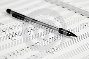 Music Composition by Hand