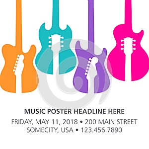 Music Concert Poster Layout Template