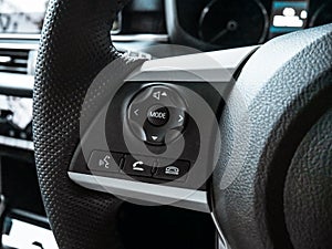 Music Control Button and Telephony Button on Steering Wheel