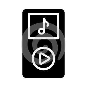 Music device Vector icon which can easily modify or edit