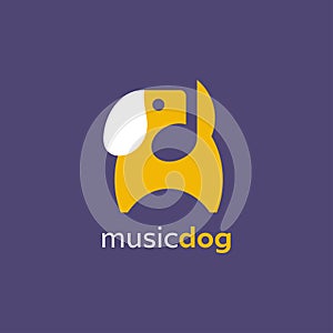 Music Dog Logo Concept