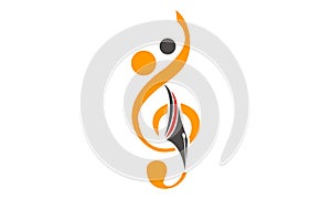 Music Education Logo Design Template