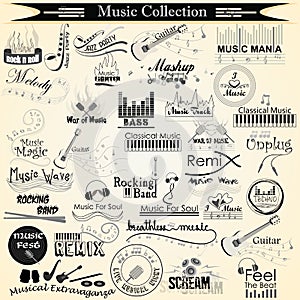 Music and Entertainment calligraphy