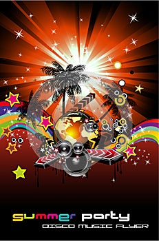 Music event Background for Discoteque flyers