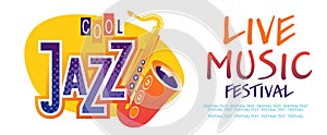 music festival jazz advertising poster