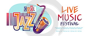 music festival jazz advertising poster