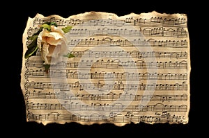 Music and flower img