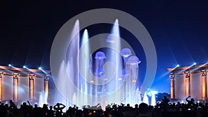 music fountain lighting show club party entertainment