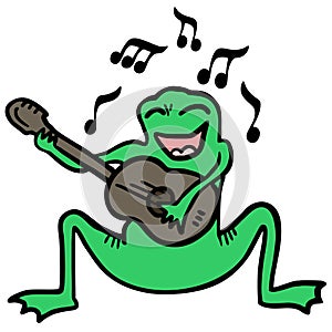 Music frog