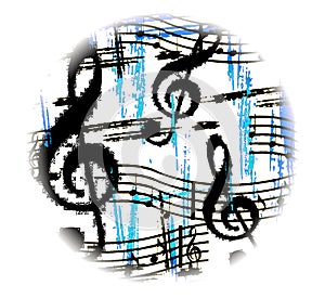 Music goes round grunge