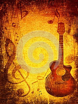 Music grunge background