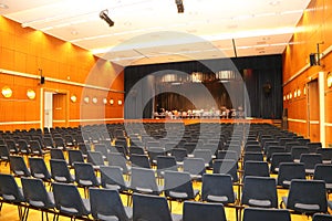 Music Hall with Stage