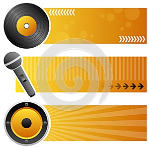 Music Horizontal Banners