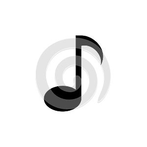 Music icon isolated on white background, music vector icon, Melody, song, note, sound, audio sign