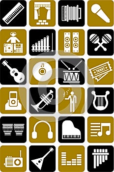 Music icons