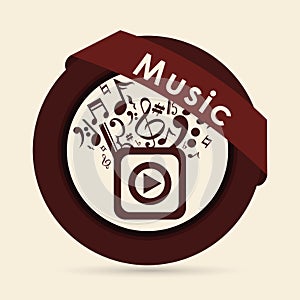 Music icons design