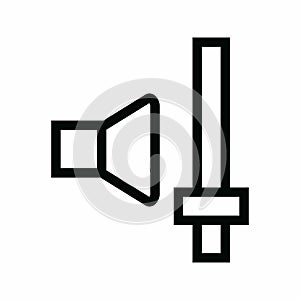Music Indicator II icon vector