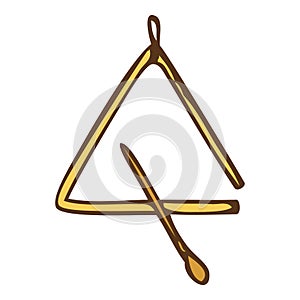 Music Instrument. Triangle