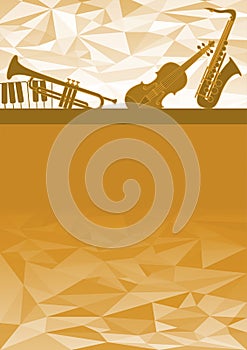 Music instruments gift card