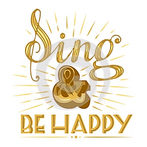 Music lettering vector musical typography graphic sign calligraphy text or quote of love relax and music sound freedom