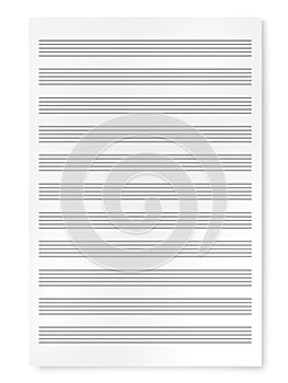 Music Manuscript Paper