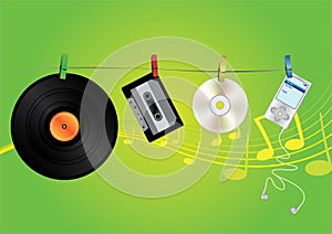 Music media illustration photo