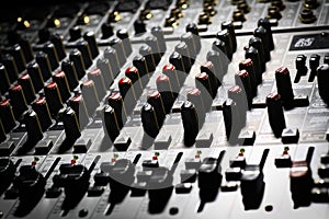 Music mixer desk