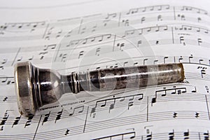 Music and mouthpiece photo