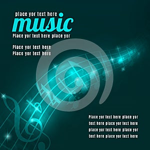 Music, musical background use vector illustration photo