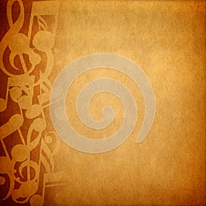 Music note background photo