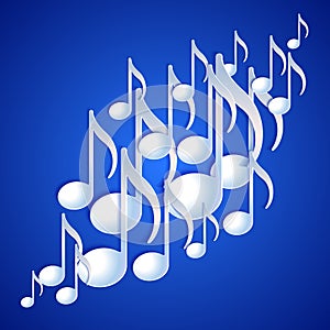 Music note background design.