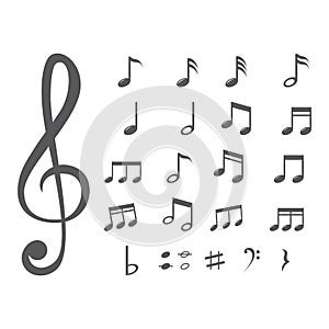 Music note icon