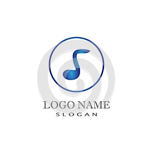Music note Icon Vector illustration design